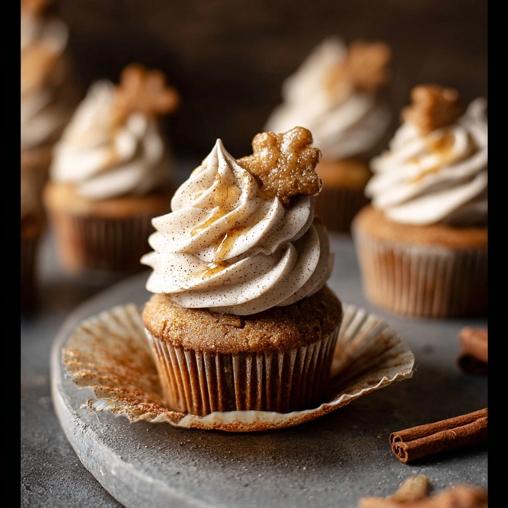 Chai Spice Maple Cupcakes