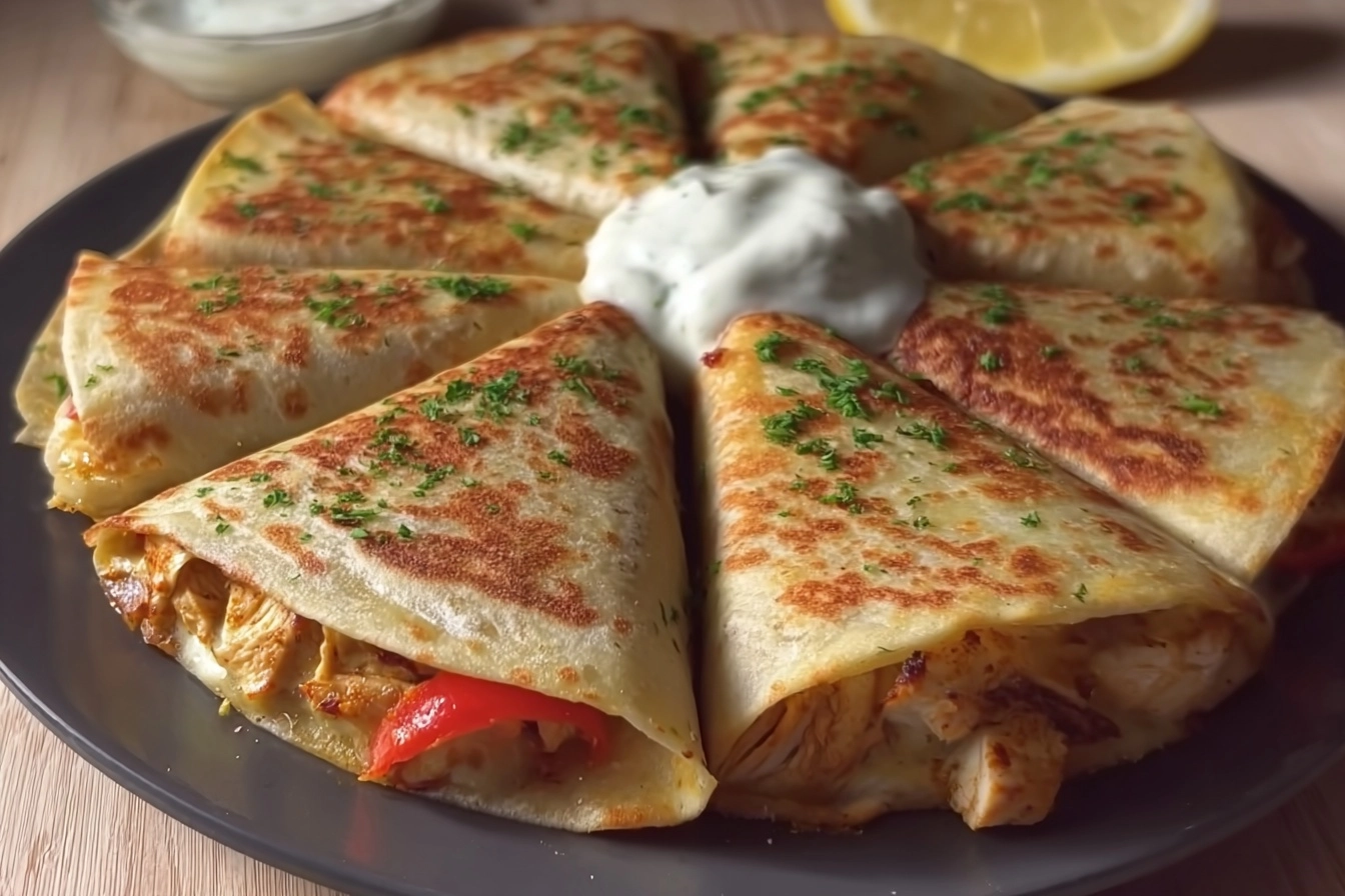 Chicken Crepes Shawarma