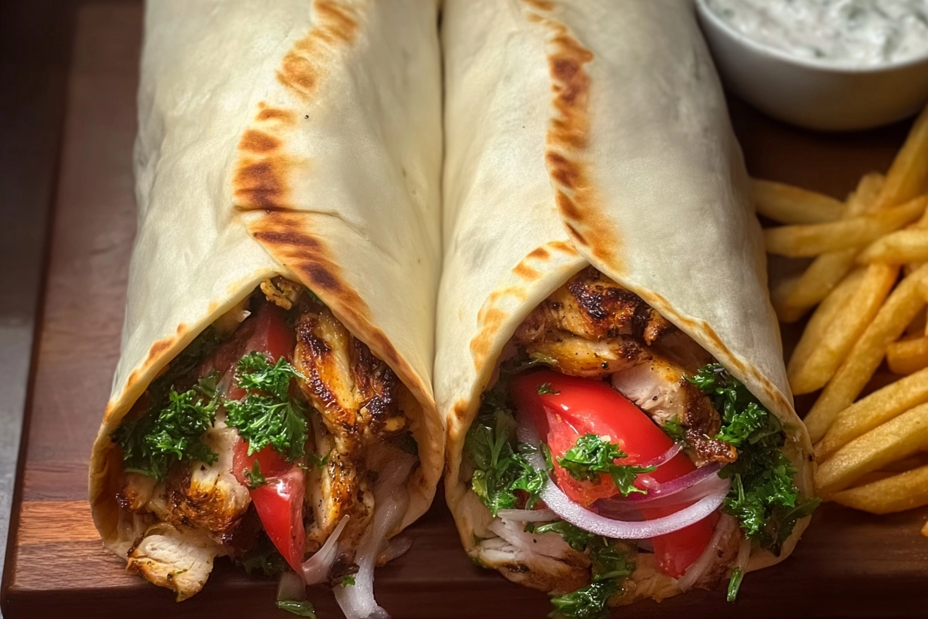 Chicken Shawarma Recipe Middle Eastern Style 6 Chicken Shawarma Wrap