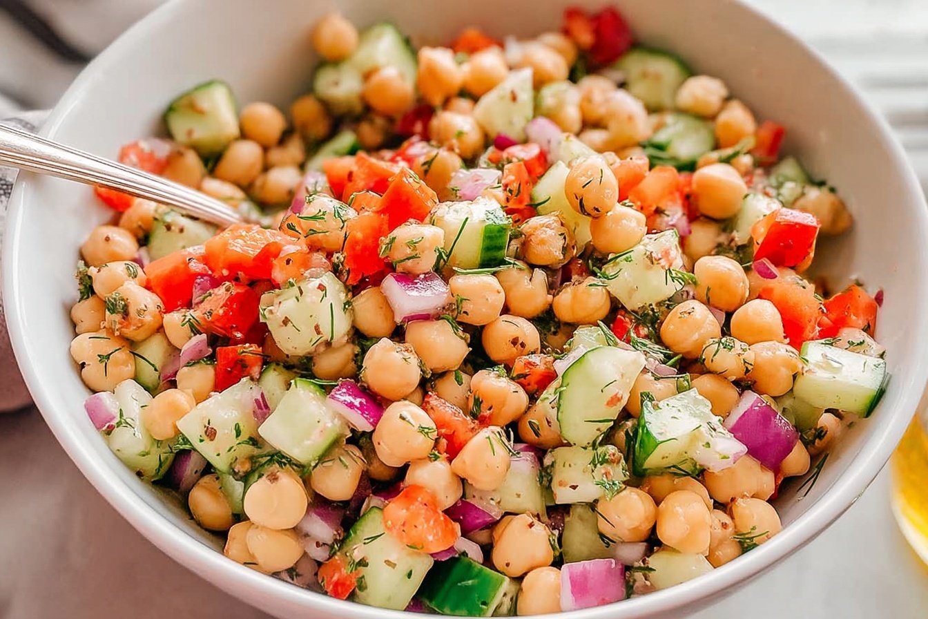 Chickpea Salad Recipe Easy Fresh And Healthy 6 Chickpea Salad