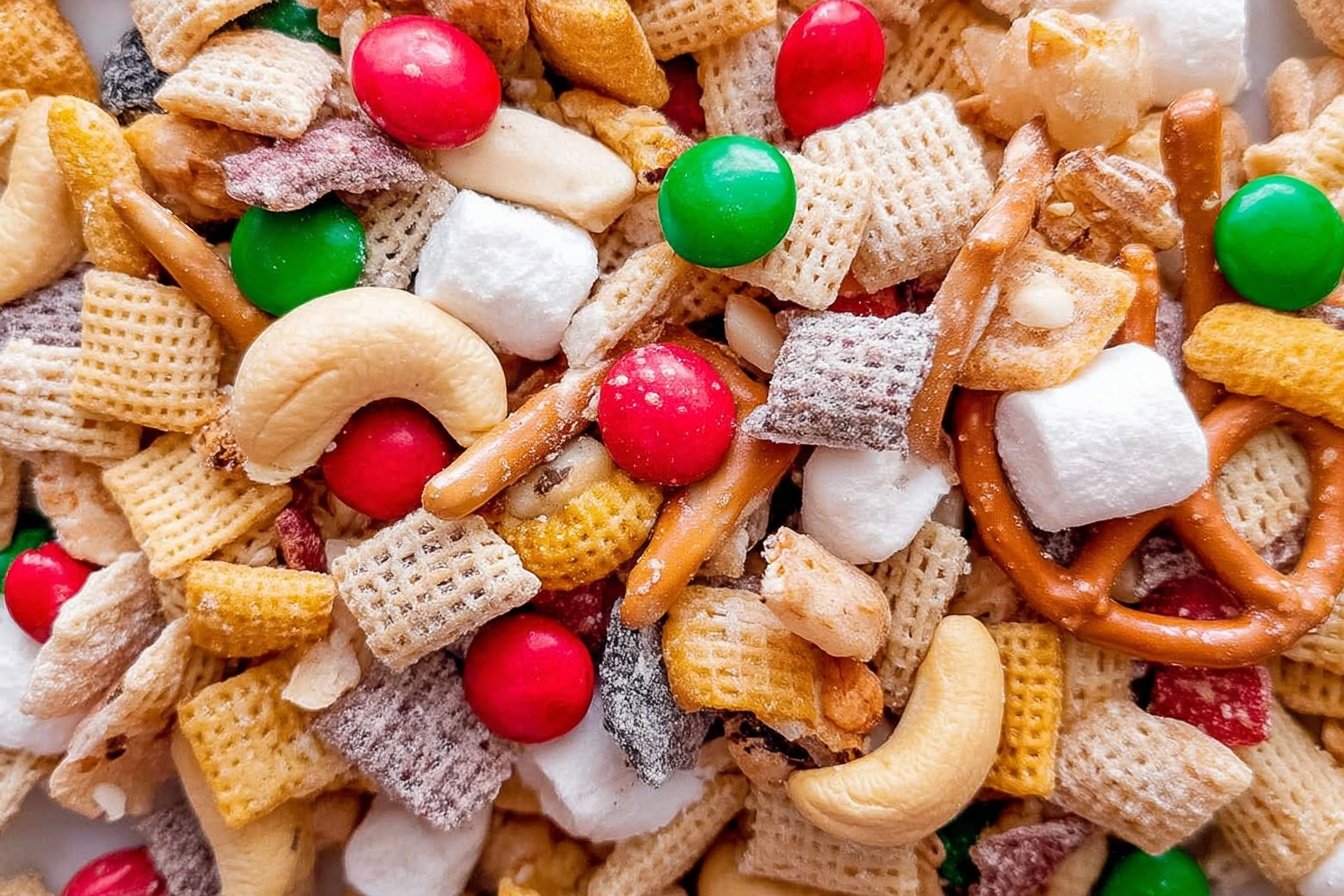 Chex Christmas Mix Recipe Easy Holiday Snack 6 Christmas Snack Mix