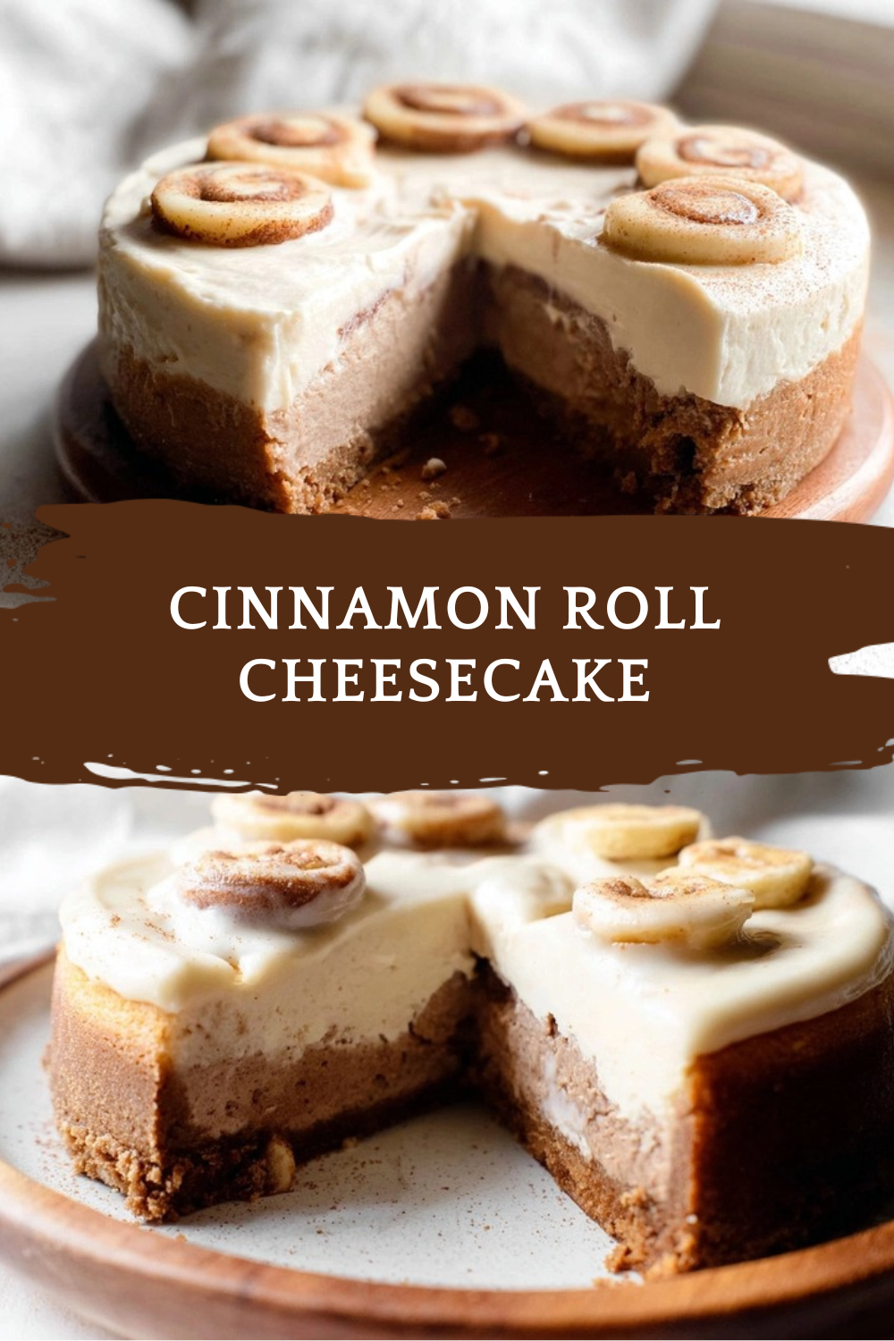 Cinnamon Roll Cheesecake