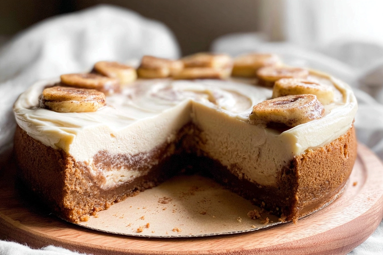 Cinnamon Roll Cheesecake