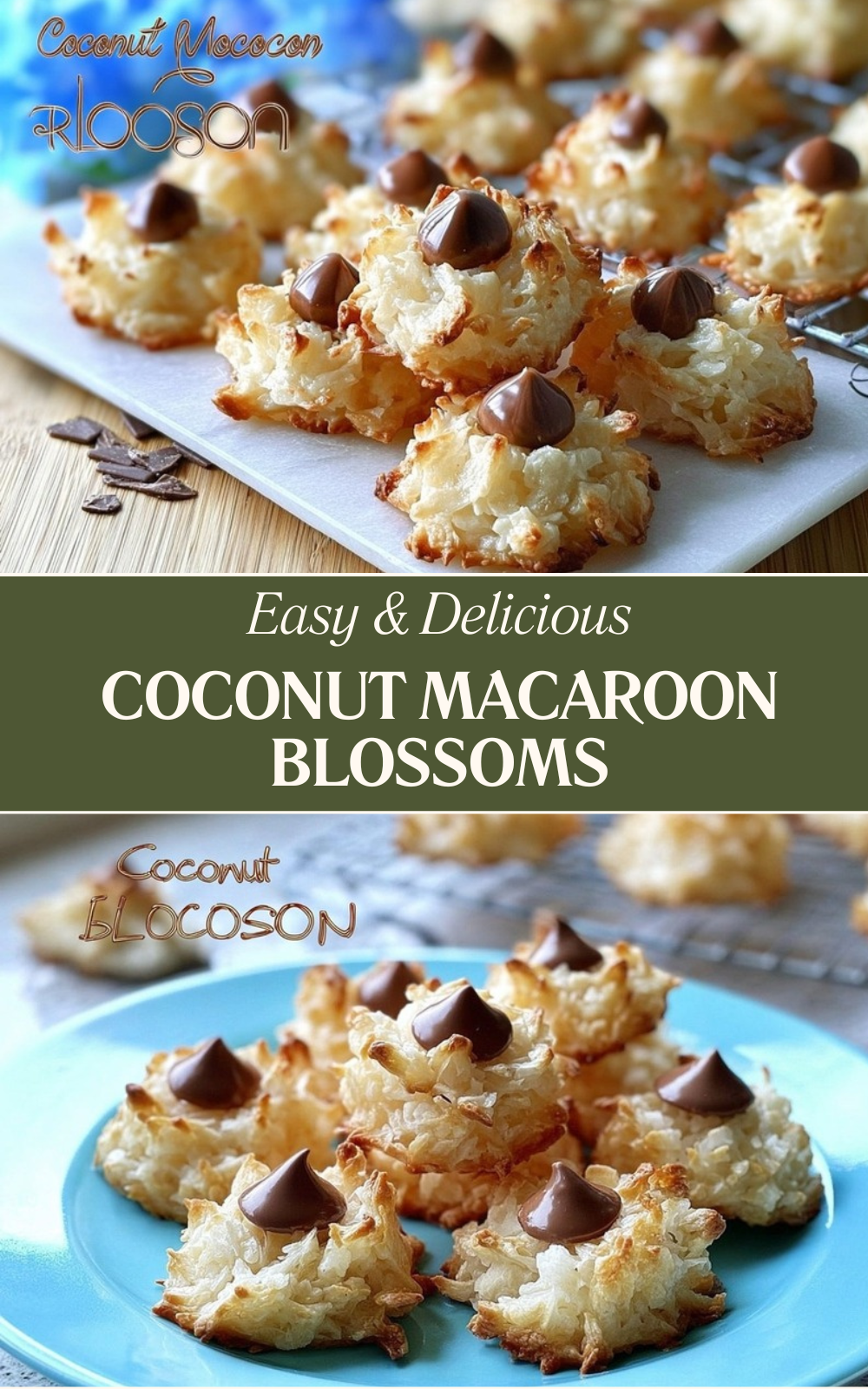 Coconut Macaroon Blossoms Recipe 7 Coconut Macaroon Blossoms