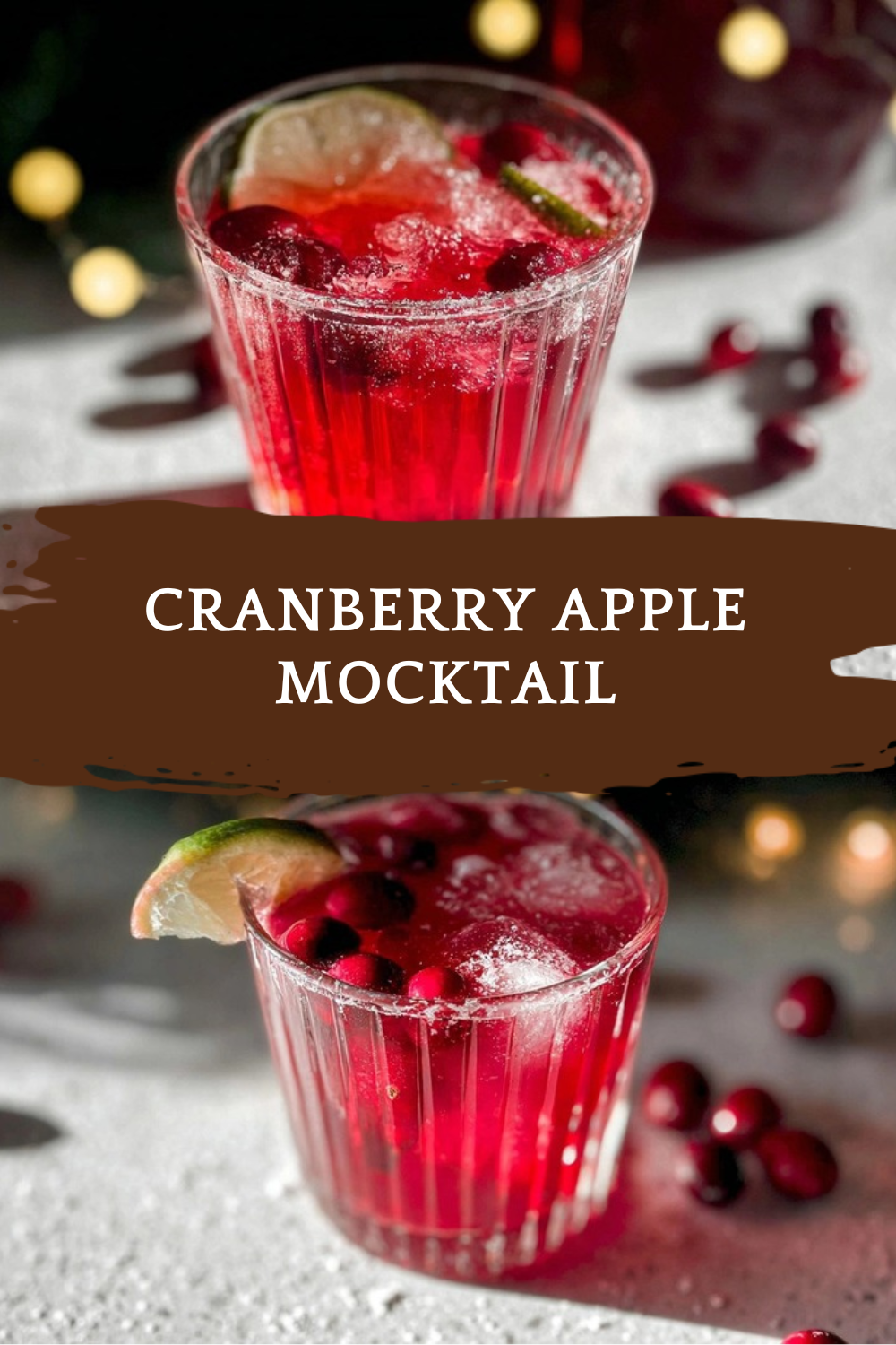 Cranberry Apple Mocktail