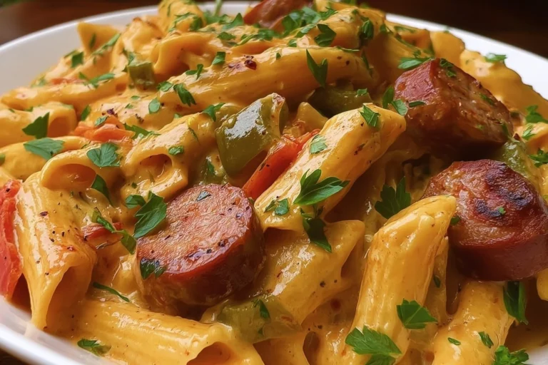 Creamy Cajun Sausage Pasta 35.Png