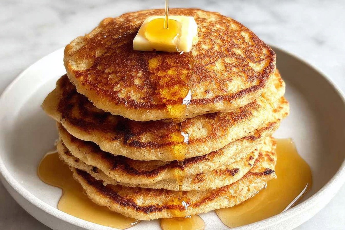 Oatmeal Pancakes Light Fluffy Family Favorite 6 Fluffy Oatmeal Pancakes