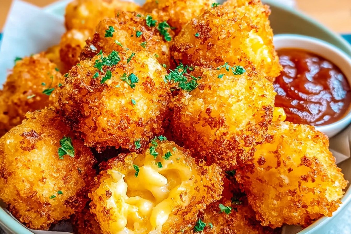 Crispy Fried Mac And Cheese Bites Homemade Style 6 Fried Mac And Cheese Bites
