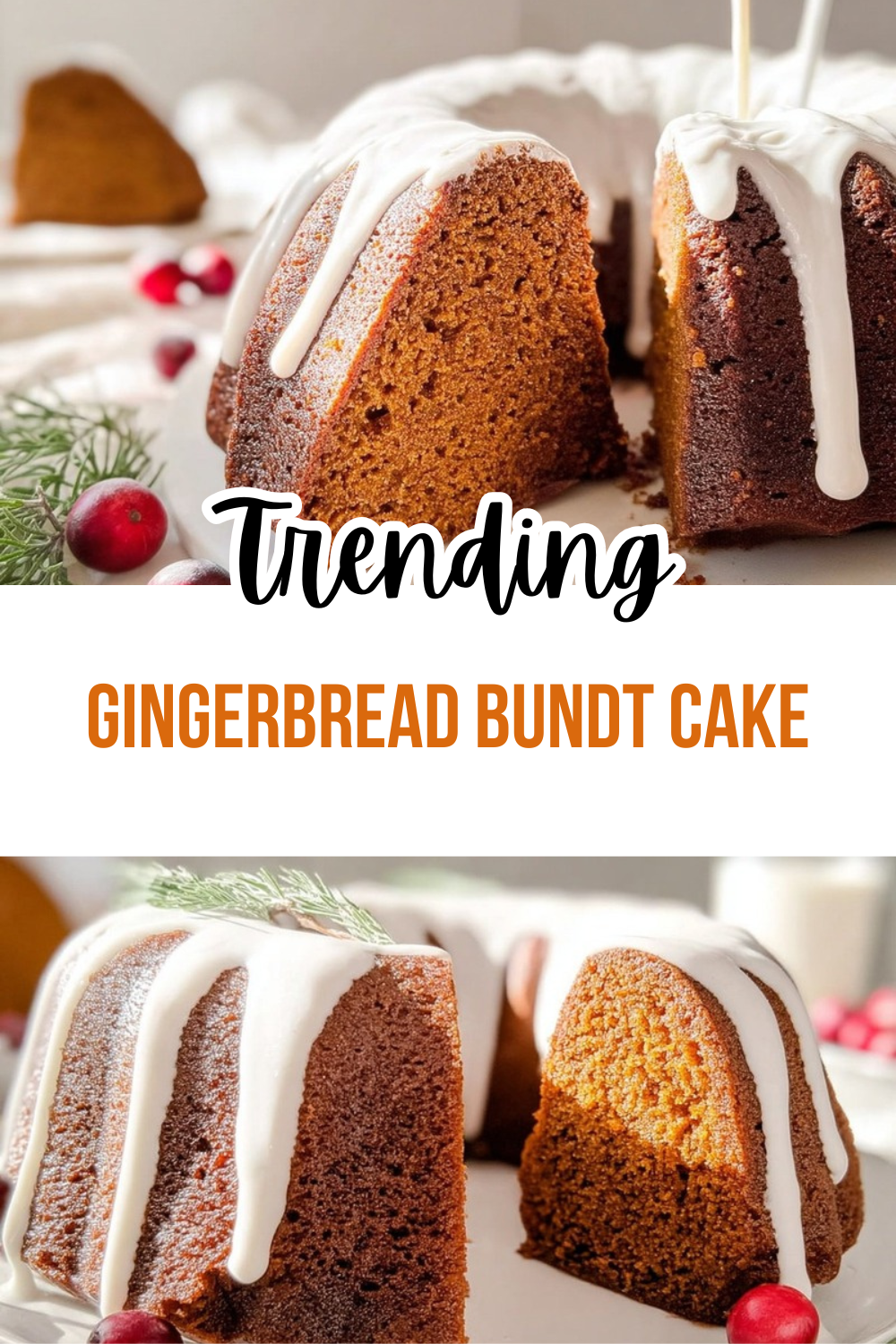 Gingerbread Bundt Cake