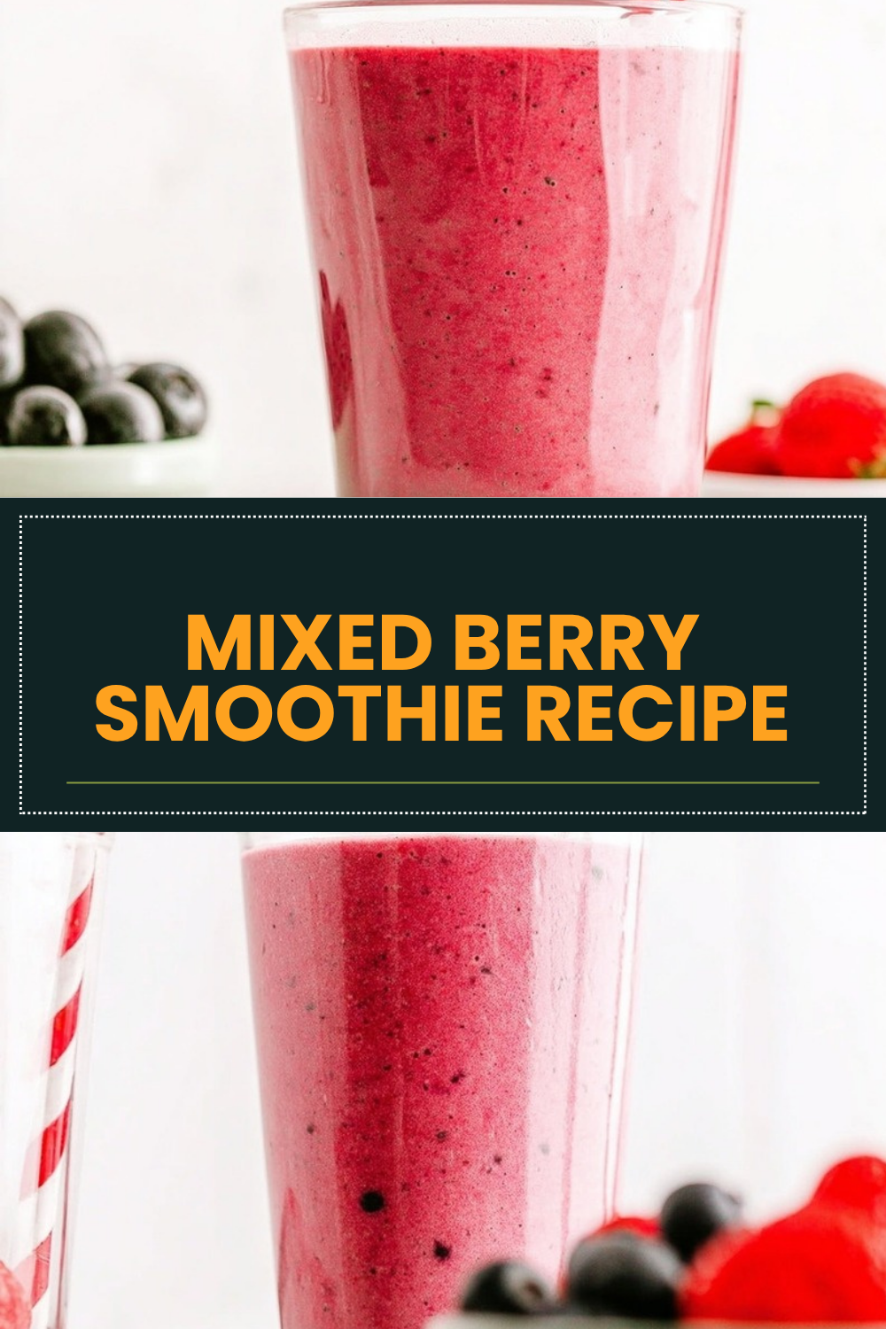 Mixed Berry Smoothie Recipe