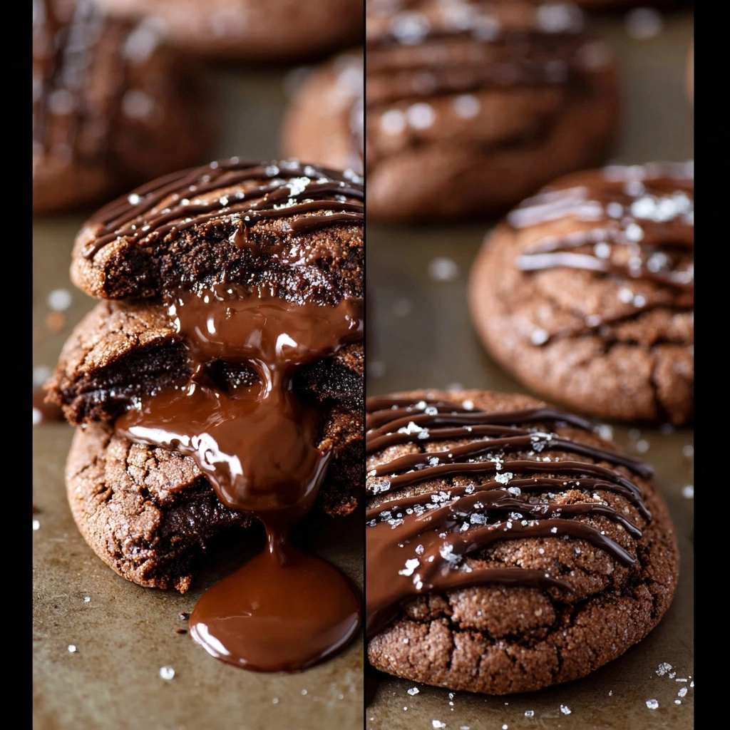 Nutella Chocolate Lava Cookies