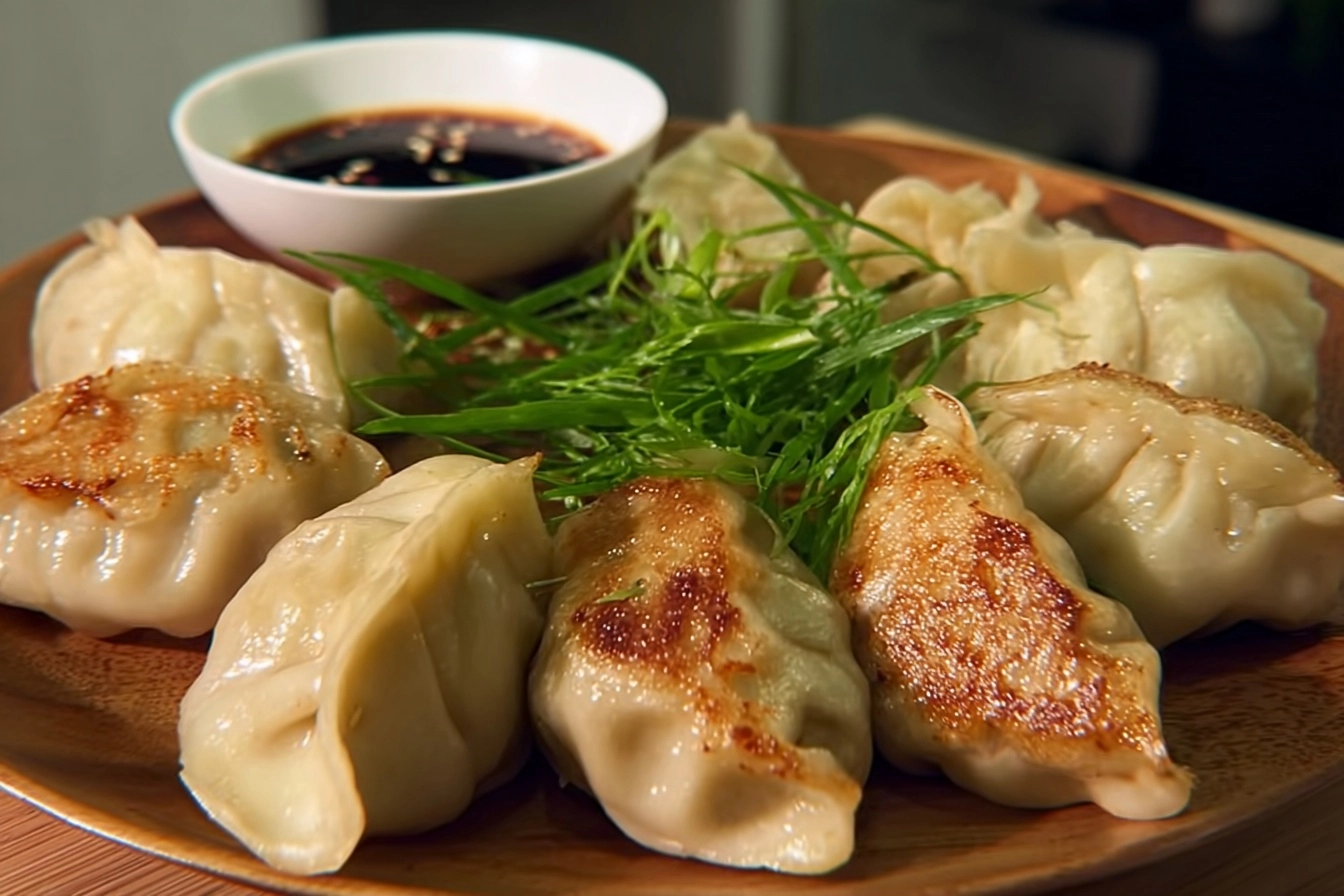 Pan Fried Dumplings Potstickers Recipe 6 Pan Fried Chicken Dumplings