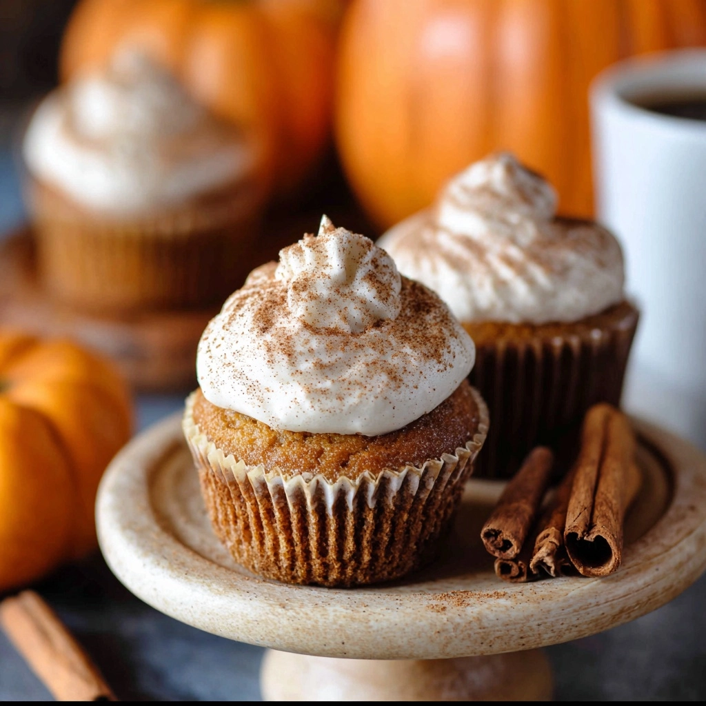 Pumpkin Spice Latte Cupcakes