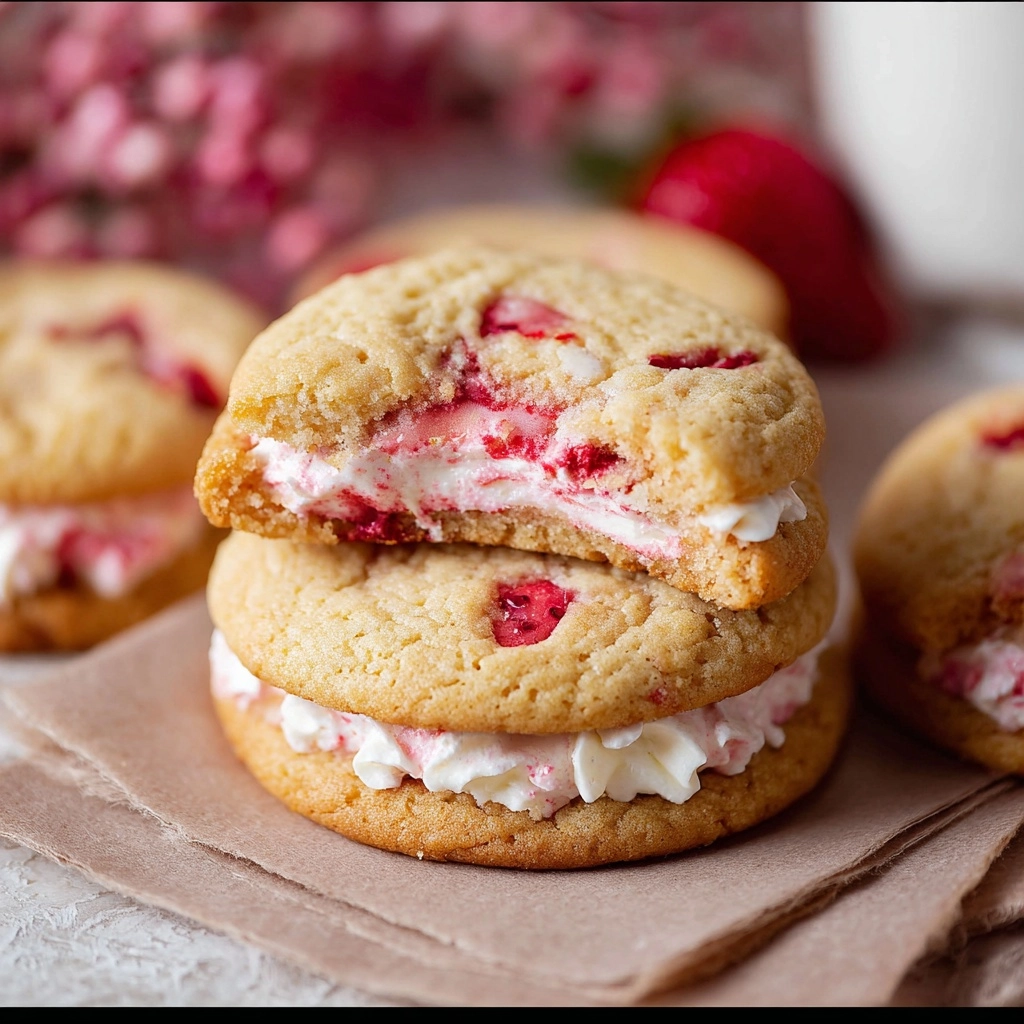 Strawberry Cheesecake Cookies