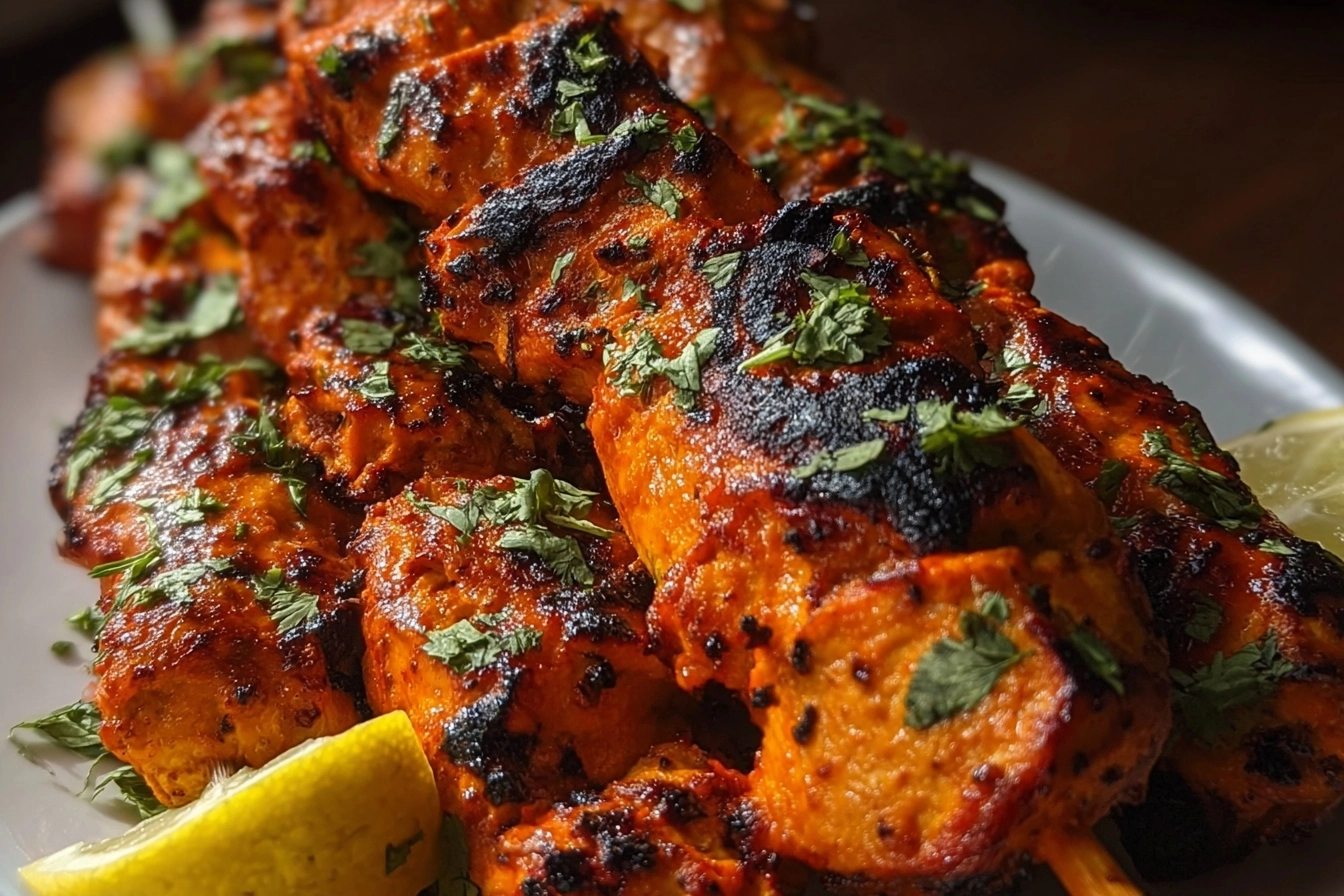 Tandoori Chicken Tikka Skewers