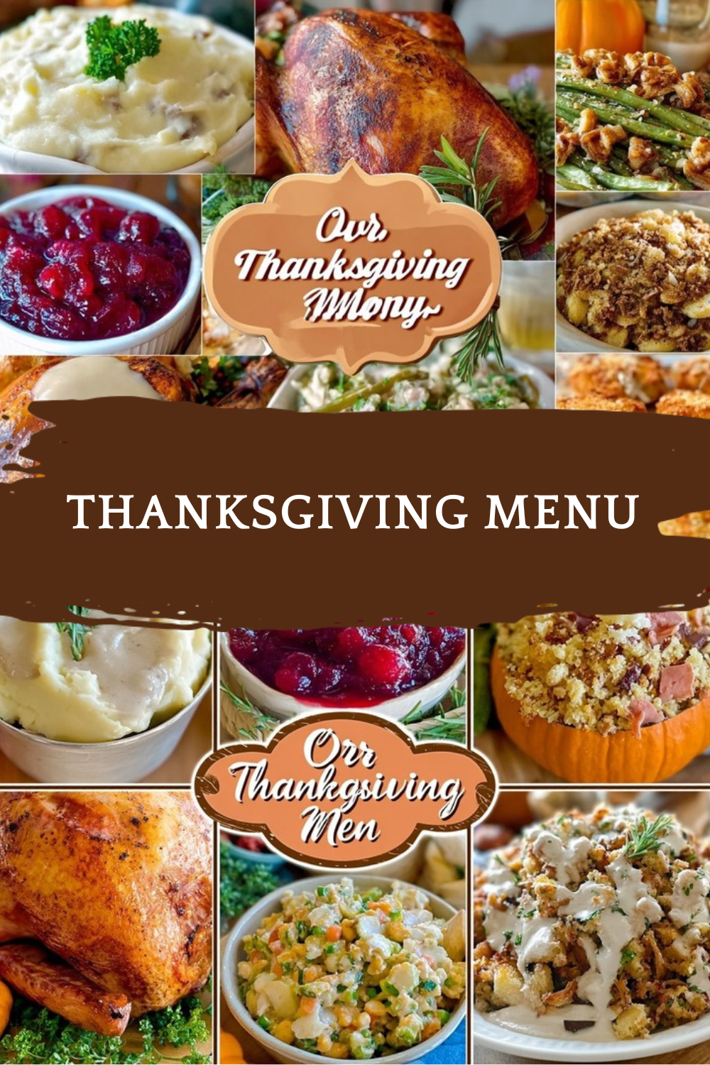 Thanksgiving Menu