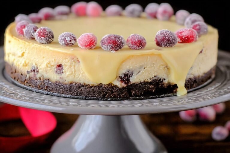 White Chocolate Cranberry Cheesecake Recipe 46.Png