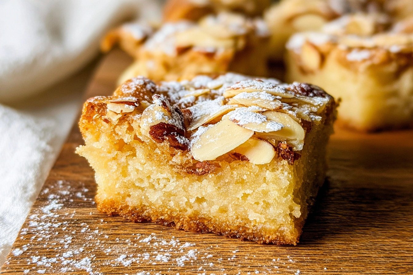 Almond Croissant Blondies