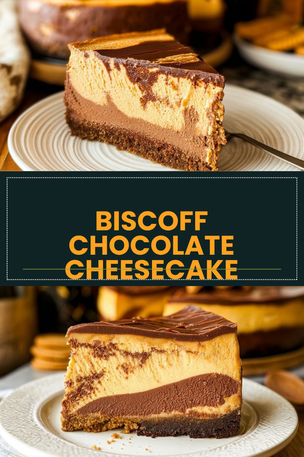 Biscoff Chocolate No Bake Cheesecake 4 Biscoff Chocolate Cheesecake