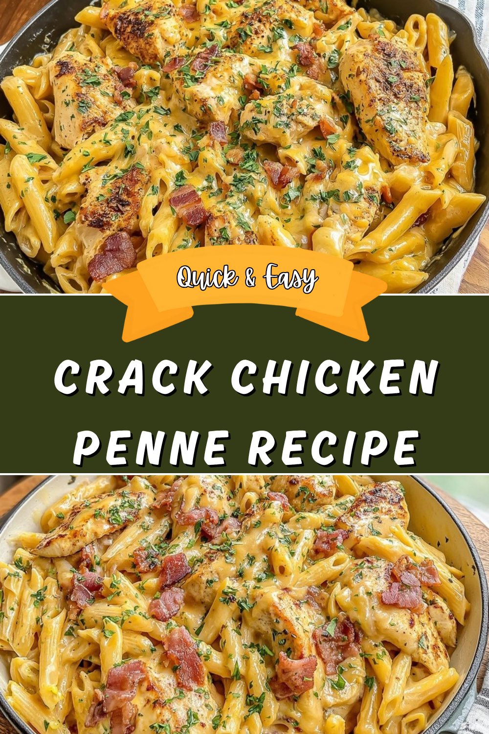 Crack Chicken Penne Recipe