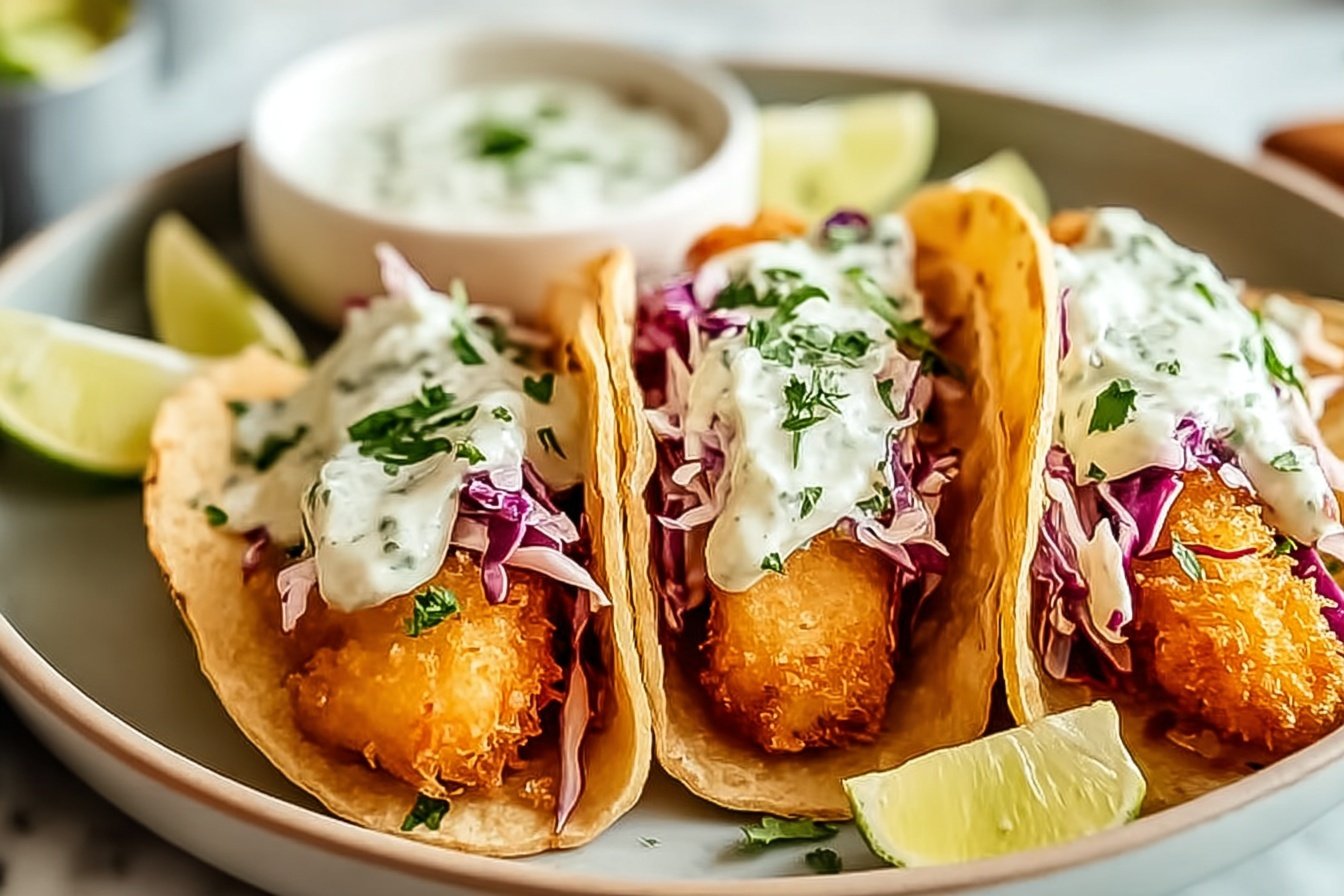 Beer Battered Fish Tacos Baja Style 6 Crispy Baja Style Beer Battered Fish Tacos