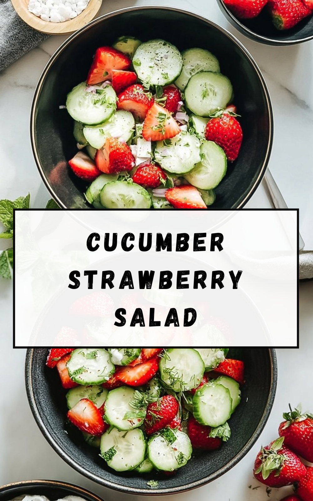 Cucumber Strawberry Salad