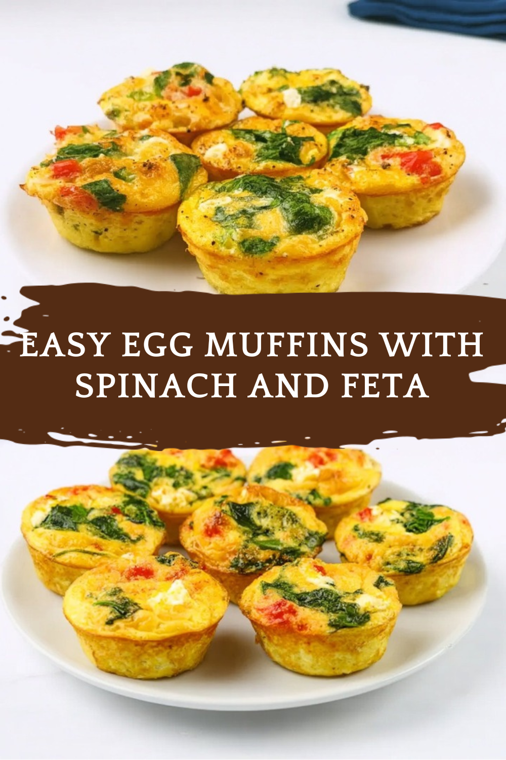 Easy Egg Muffins With Spinach And Feta