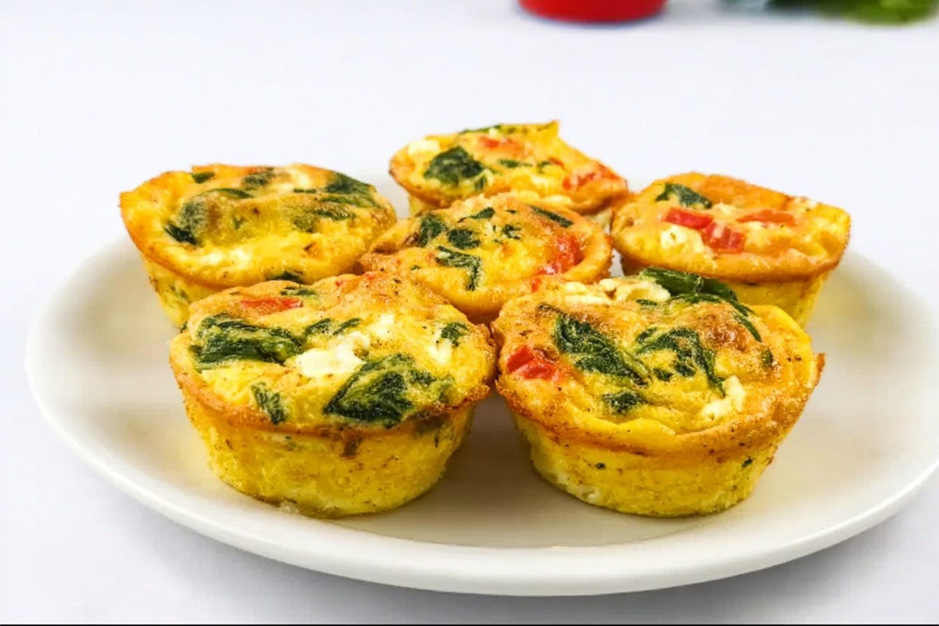Easy Egg Muffins With Spinach And Feta 3.Png