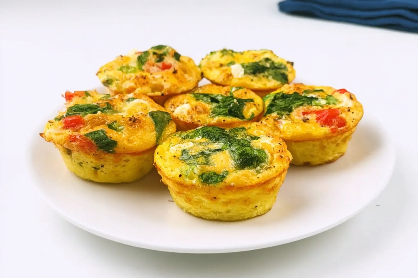 Easy Egg Muffins With Spinach And Feta