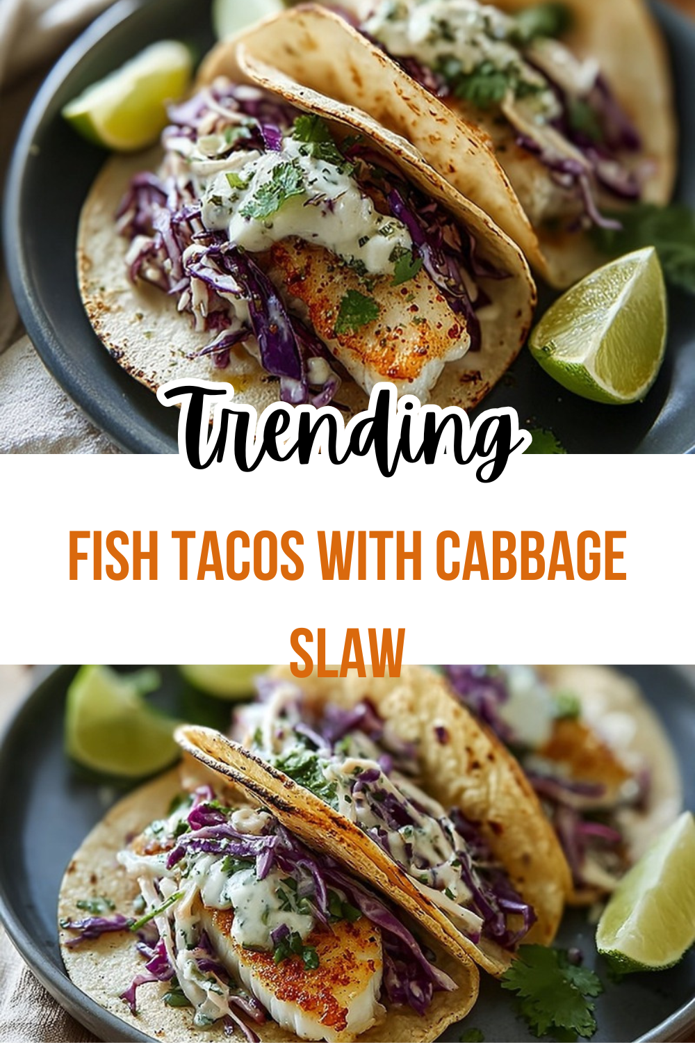 Fish Tacos With Cabbage Slaw