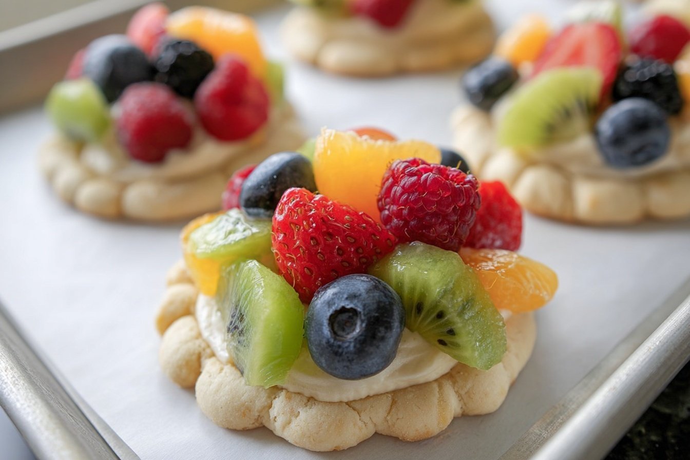 Sugar Cookie Fruit Pizzas Chewy Recipe 6 Fruit Pizza Cookies