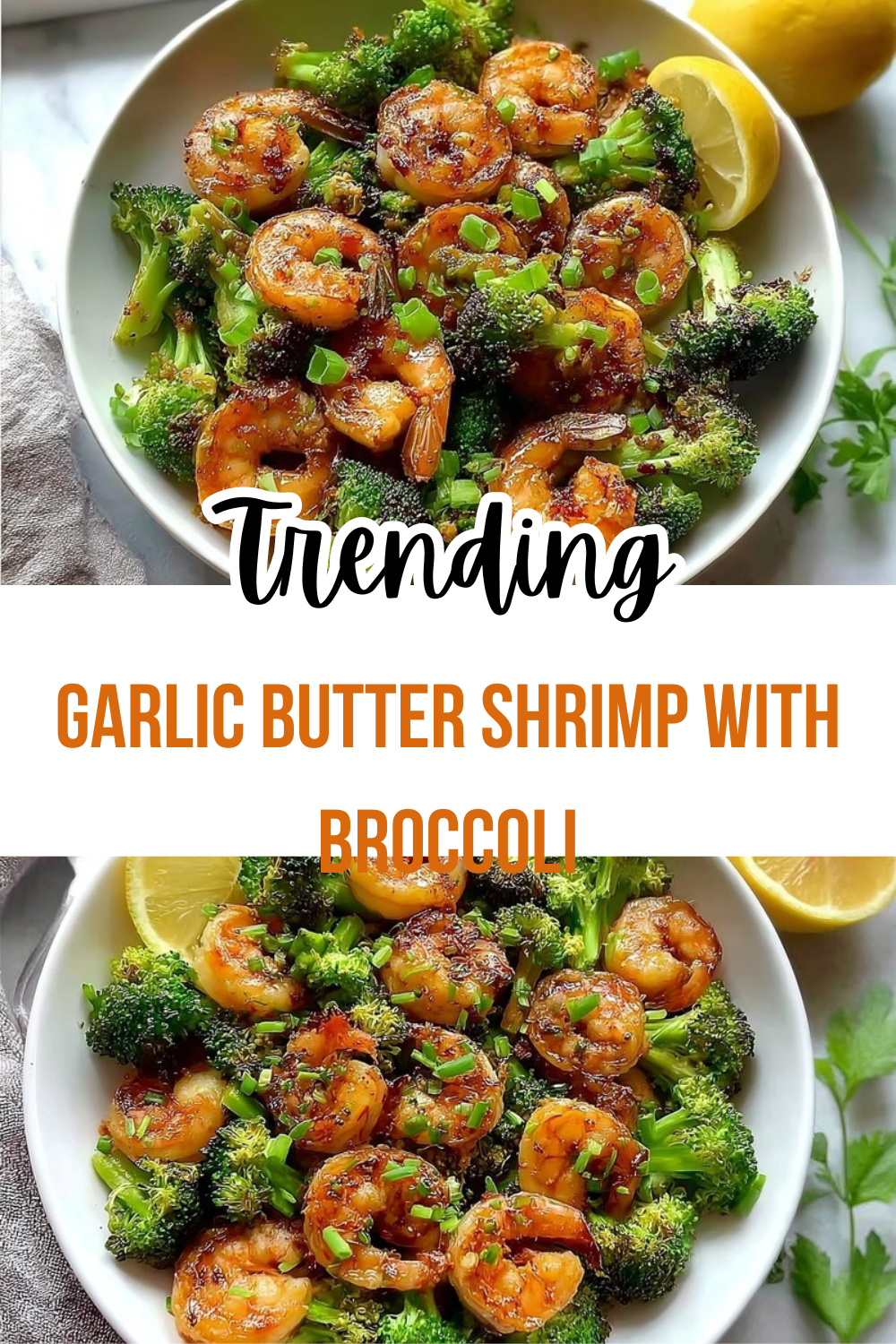Garlic Butter Shrimp With Broccoli