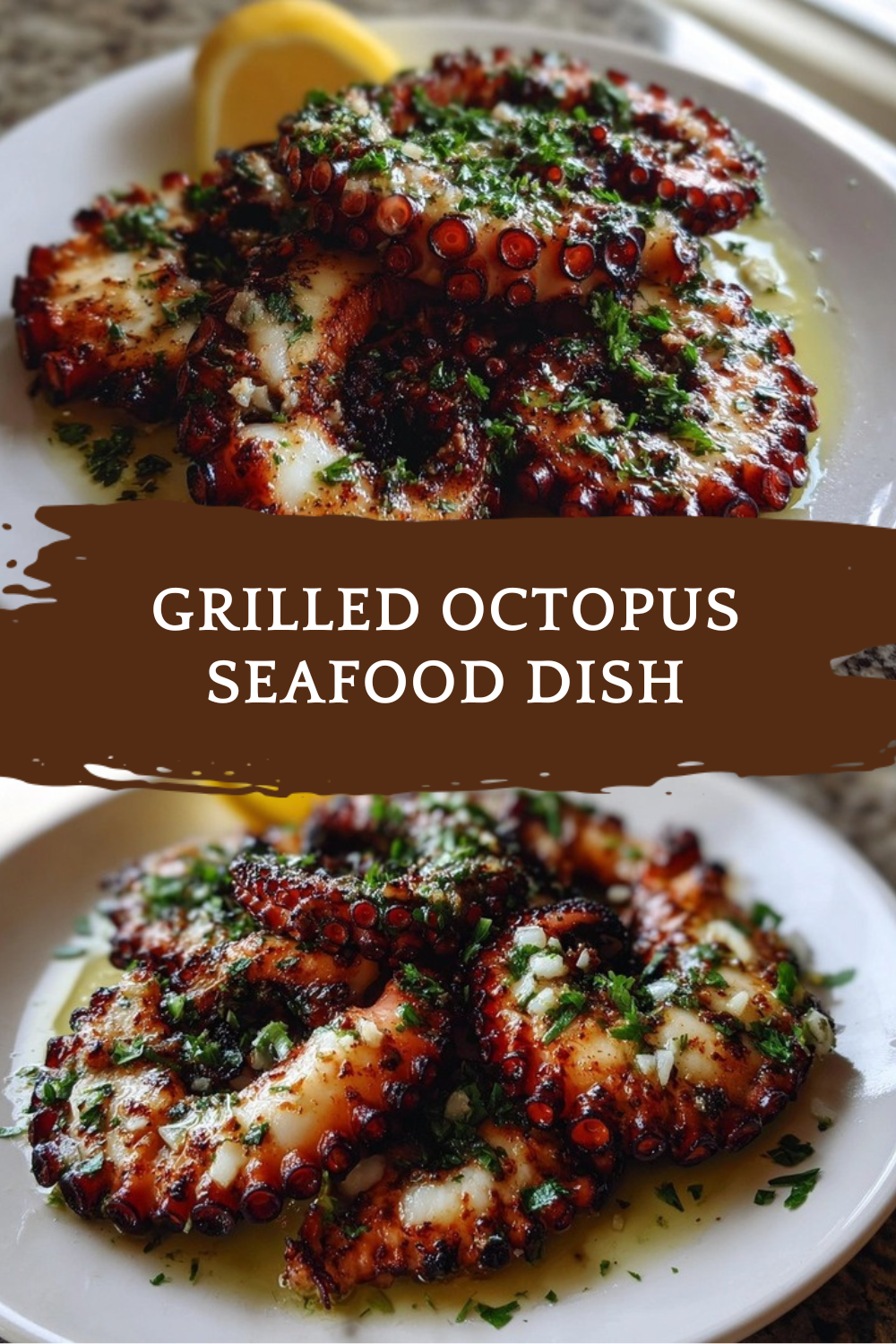 Grilled Octopus Seafood Dish