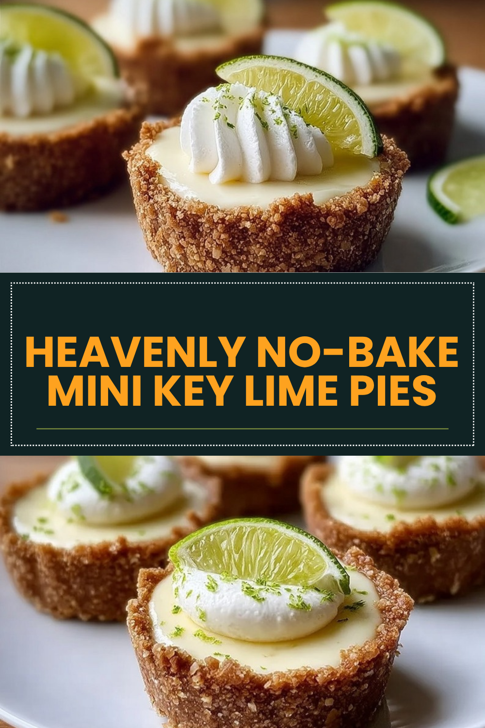 Heavenly No-Bake Mini Key Lime Pies