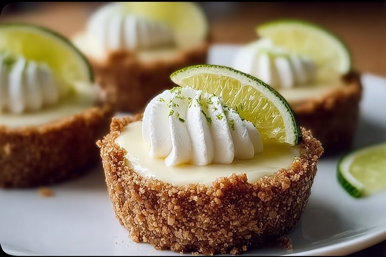 Heavenly No-Bake Mini Key Lime Pies