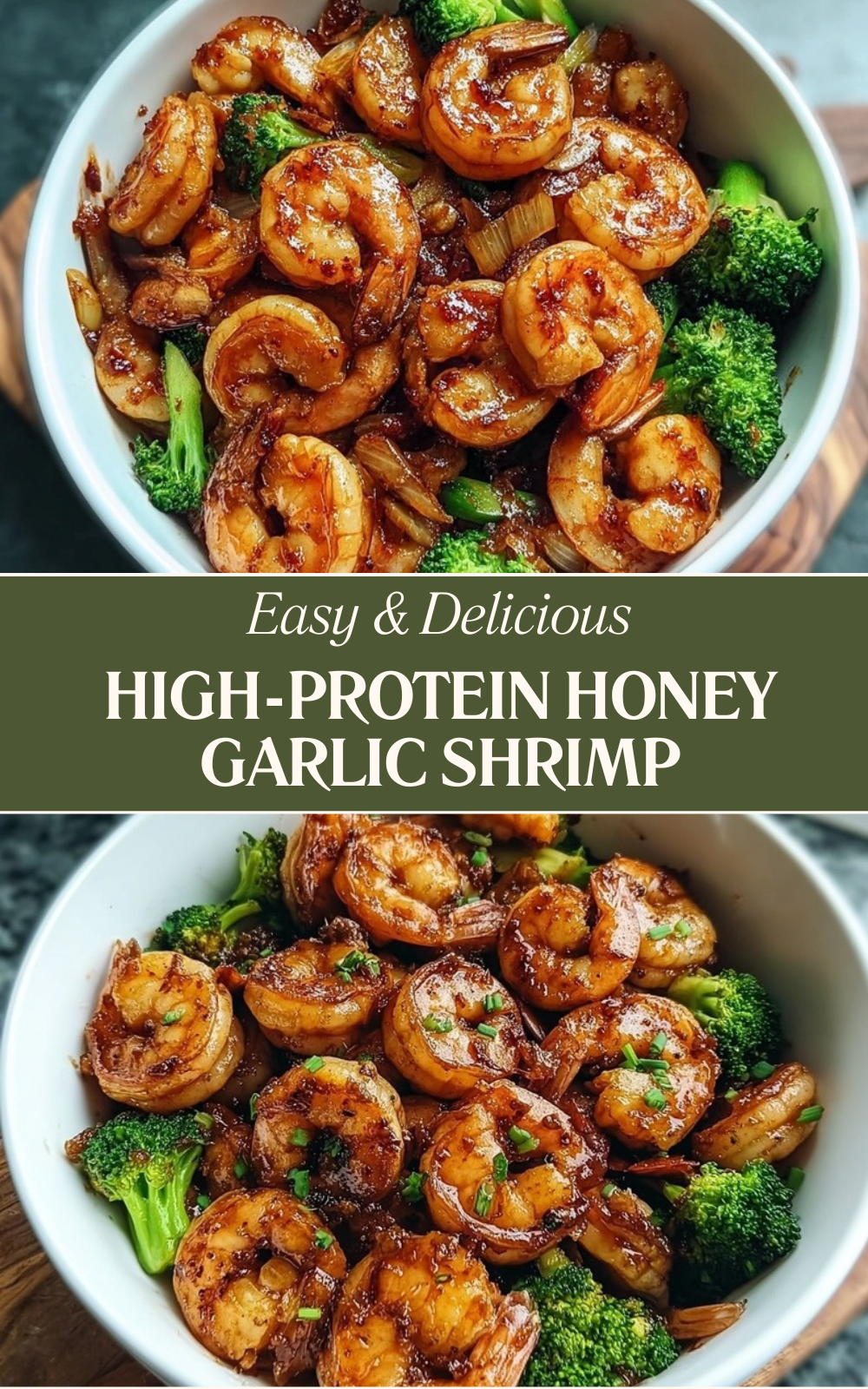 High-Protein Honey Garlic Shrimp