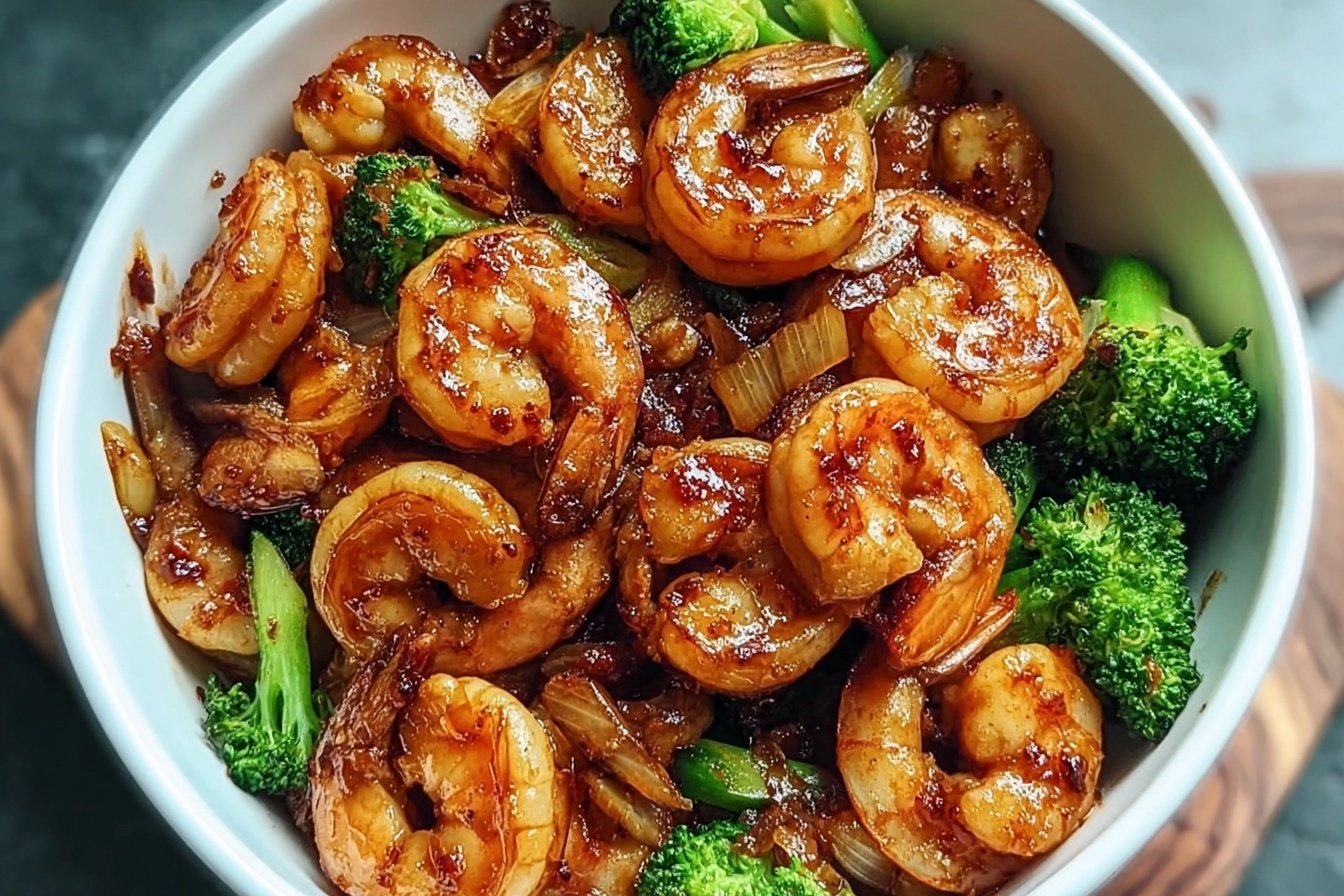 High-Protein Honey Garlic Shrimp