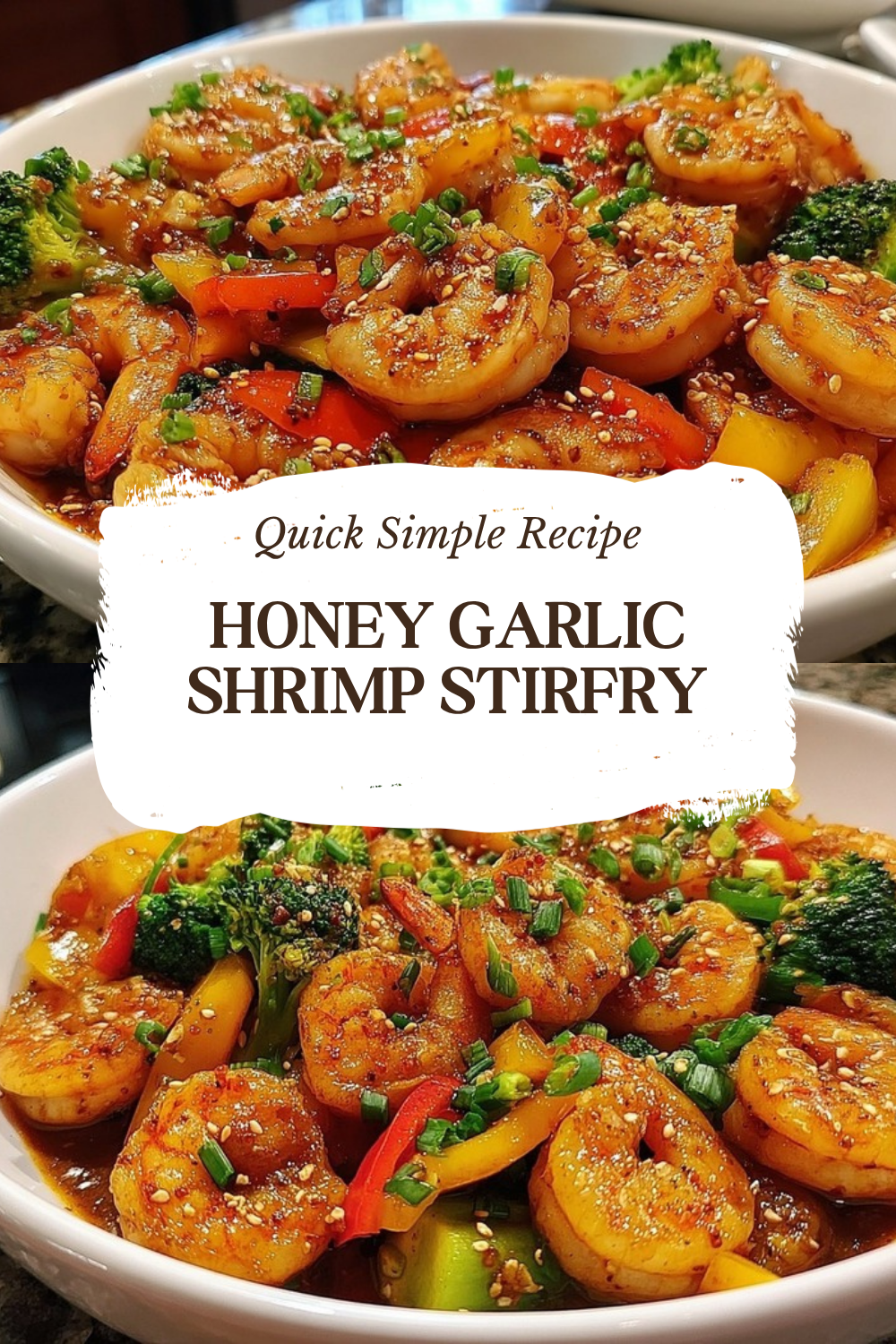 Honey Garlic Shrimp Stirfry