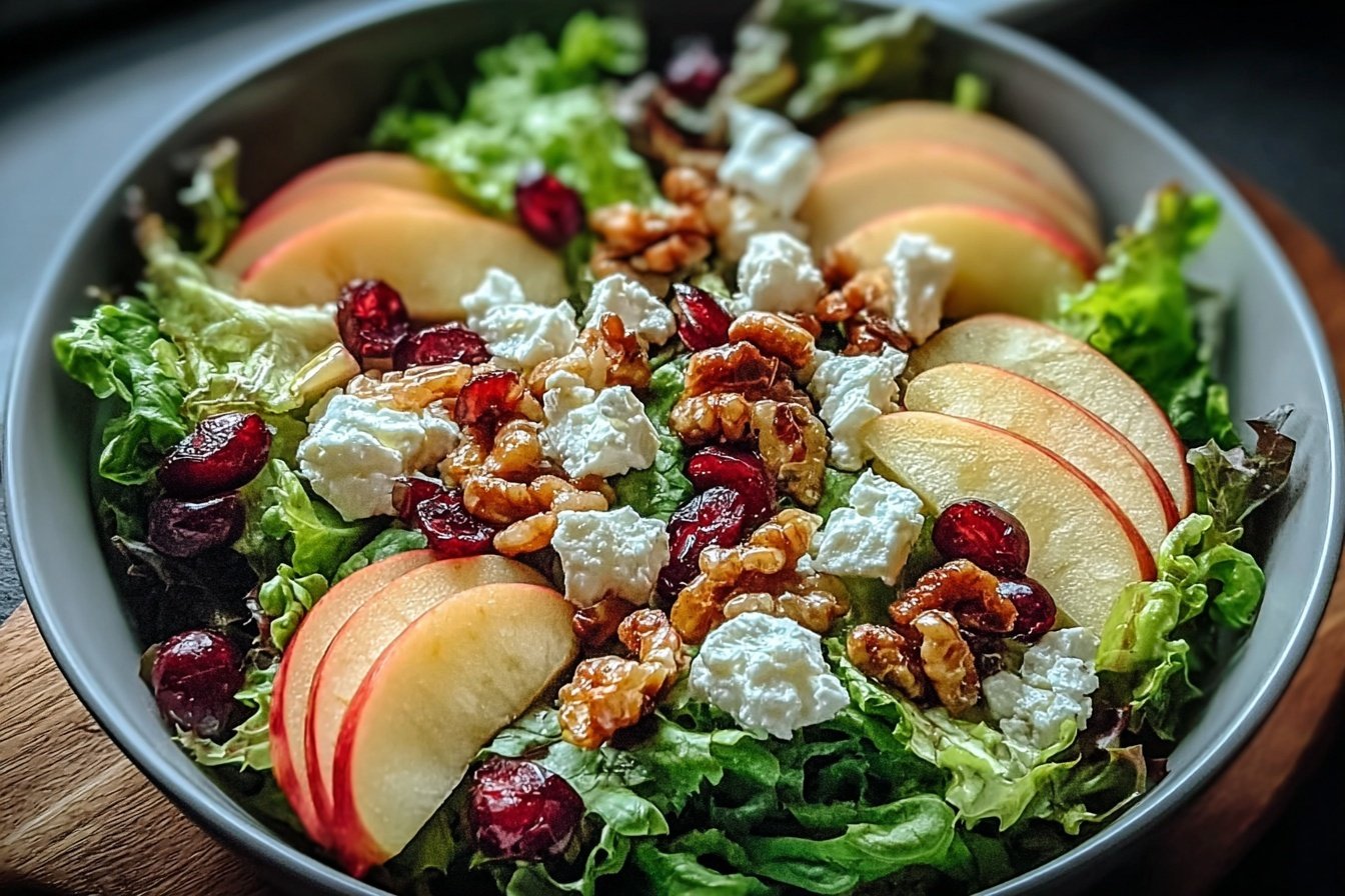 Honeycrisp Apple And Feta Autumn Harvest Salad 6 Honeycrisp Apple Feta Salad