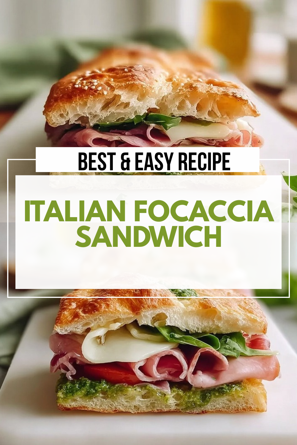 Italian Focaccia Sandwich