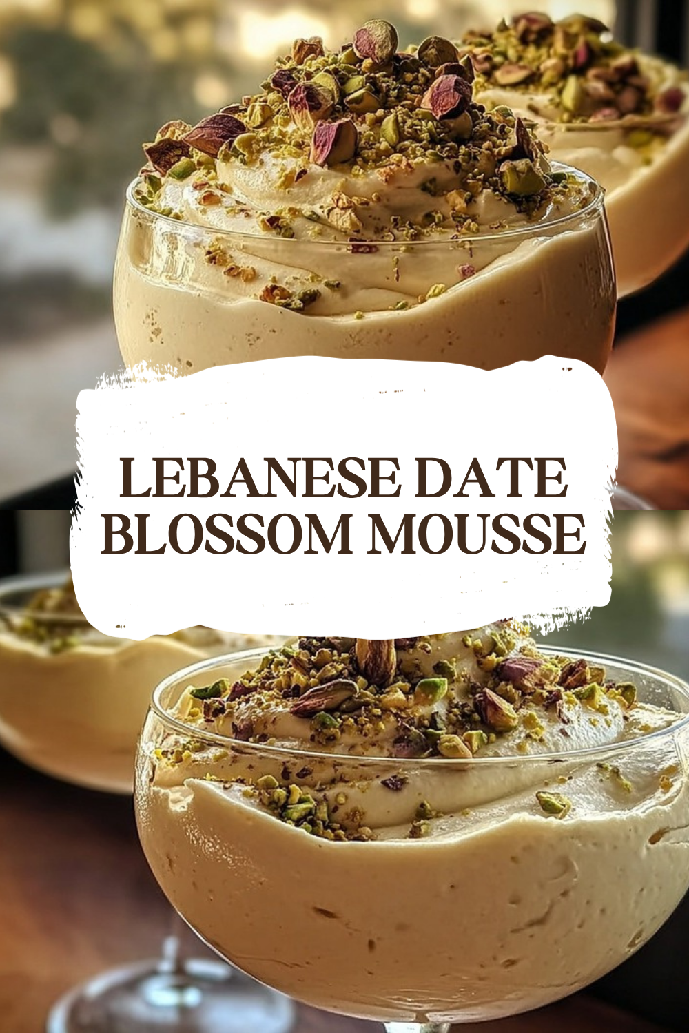 Lebanese Date Blossom Mousse