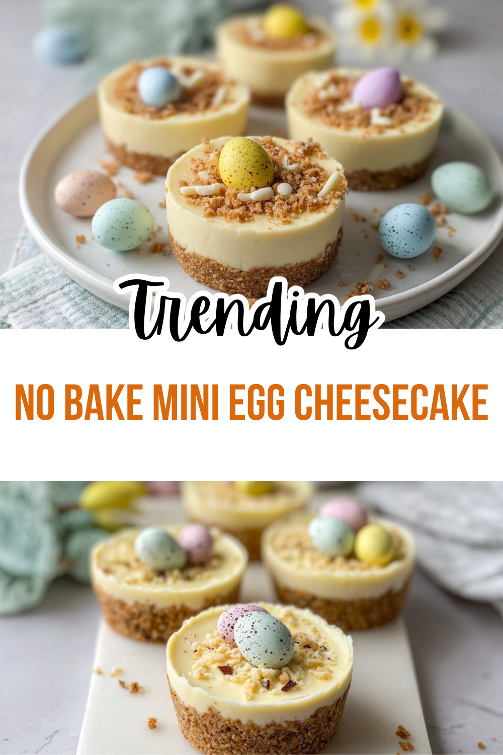 Mini Egg Cheesecake Recipe 7 No Bake Mini Egg Cheesecake