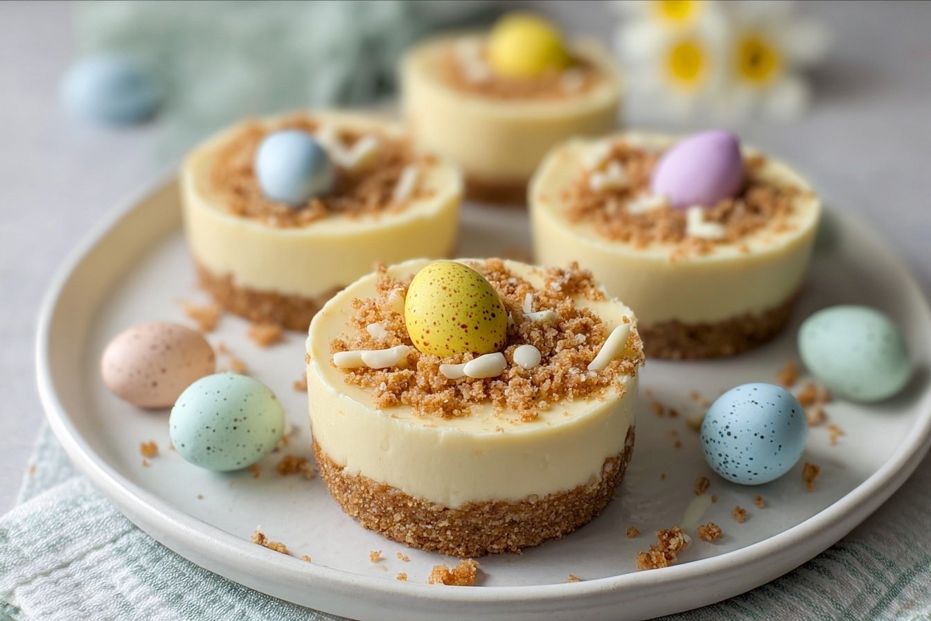 Mini Egg Cheesecake Recipe 6 No Bake Mini Egg Cheesecake