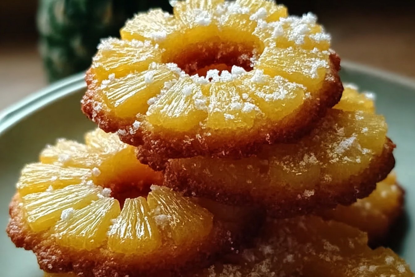Pineapple Upside Down Sugar Cookies