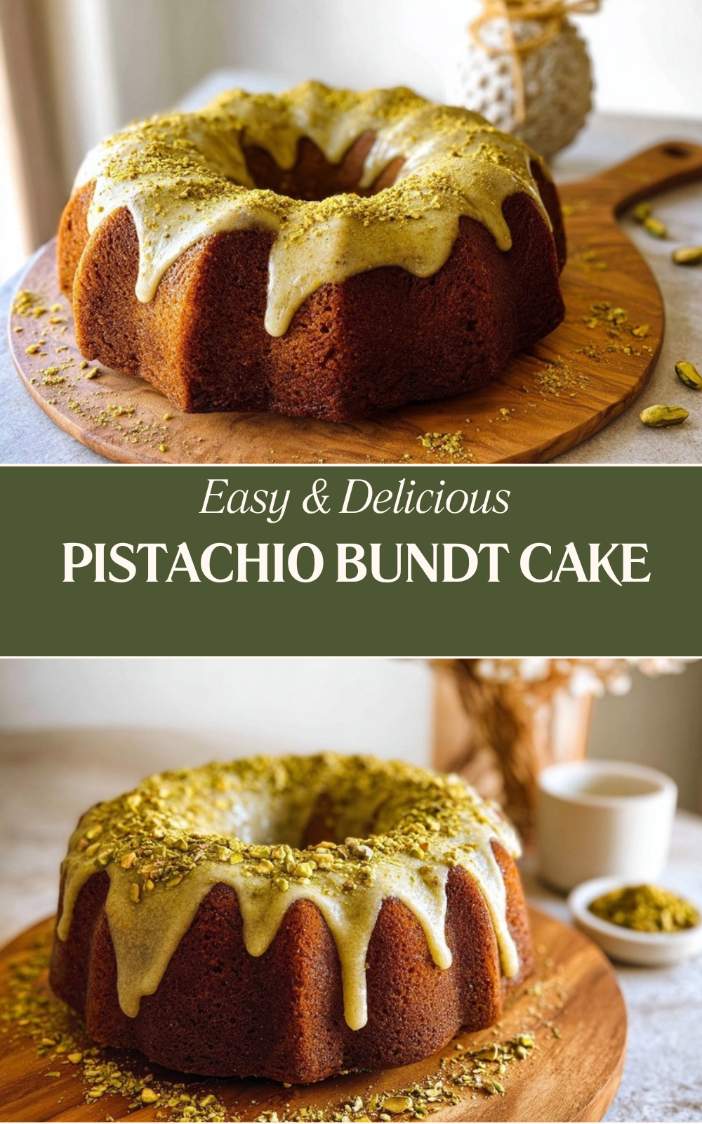 Pistachio Bundt Cake