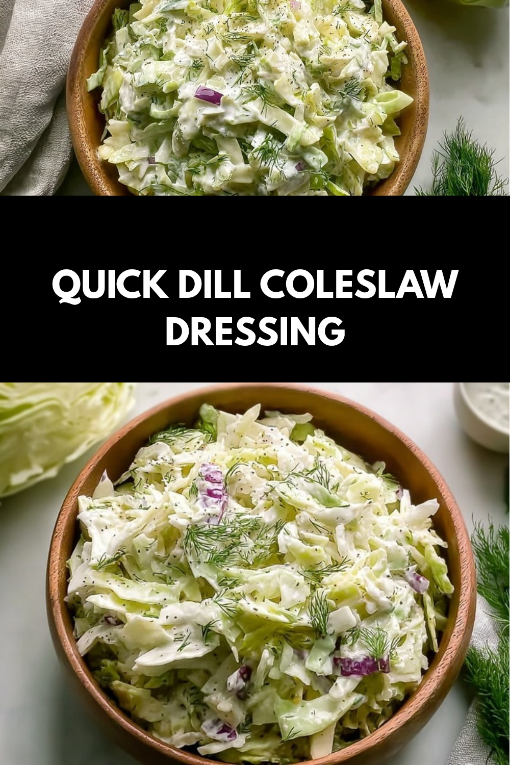 Quick Dill Coleslaw Dressing