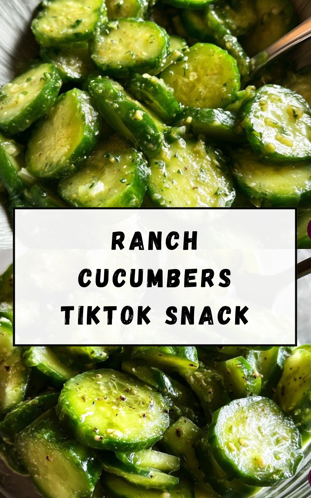 Ranch Cucumbers Tiktok Snack