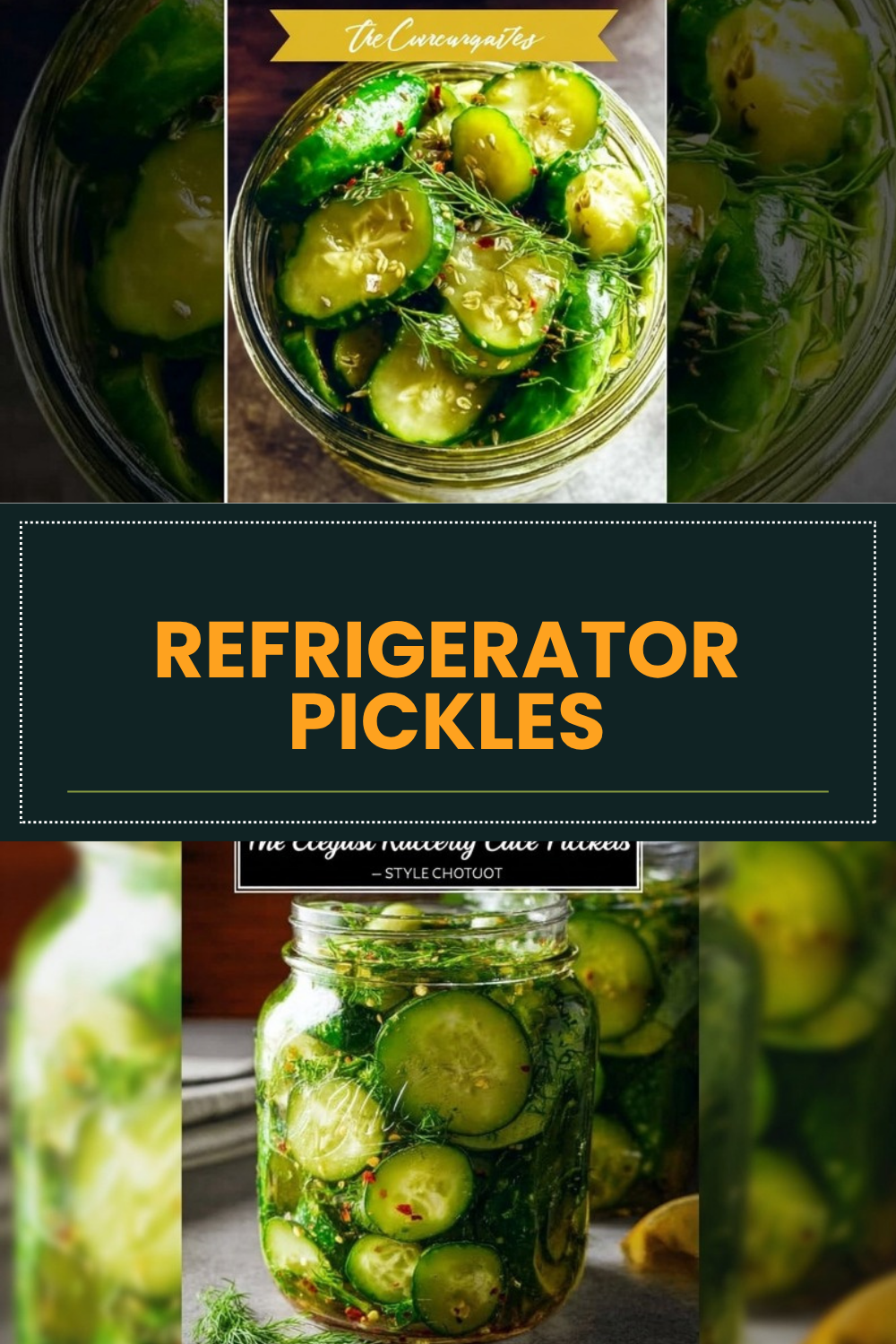 Refrigerator Pickles