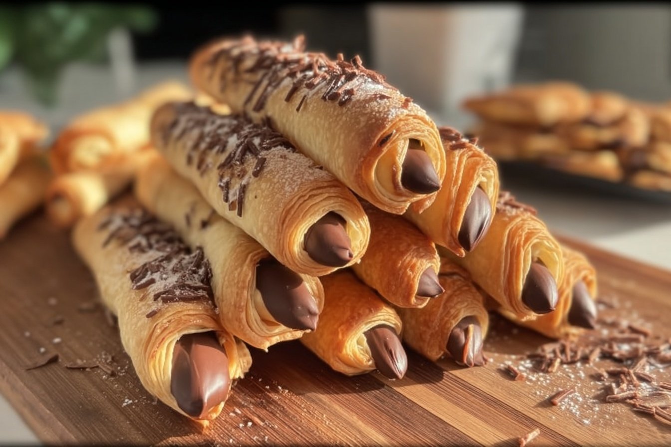 Roulés Croquants Au Chocolat