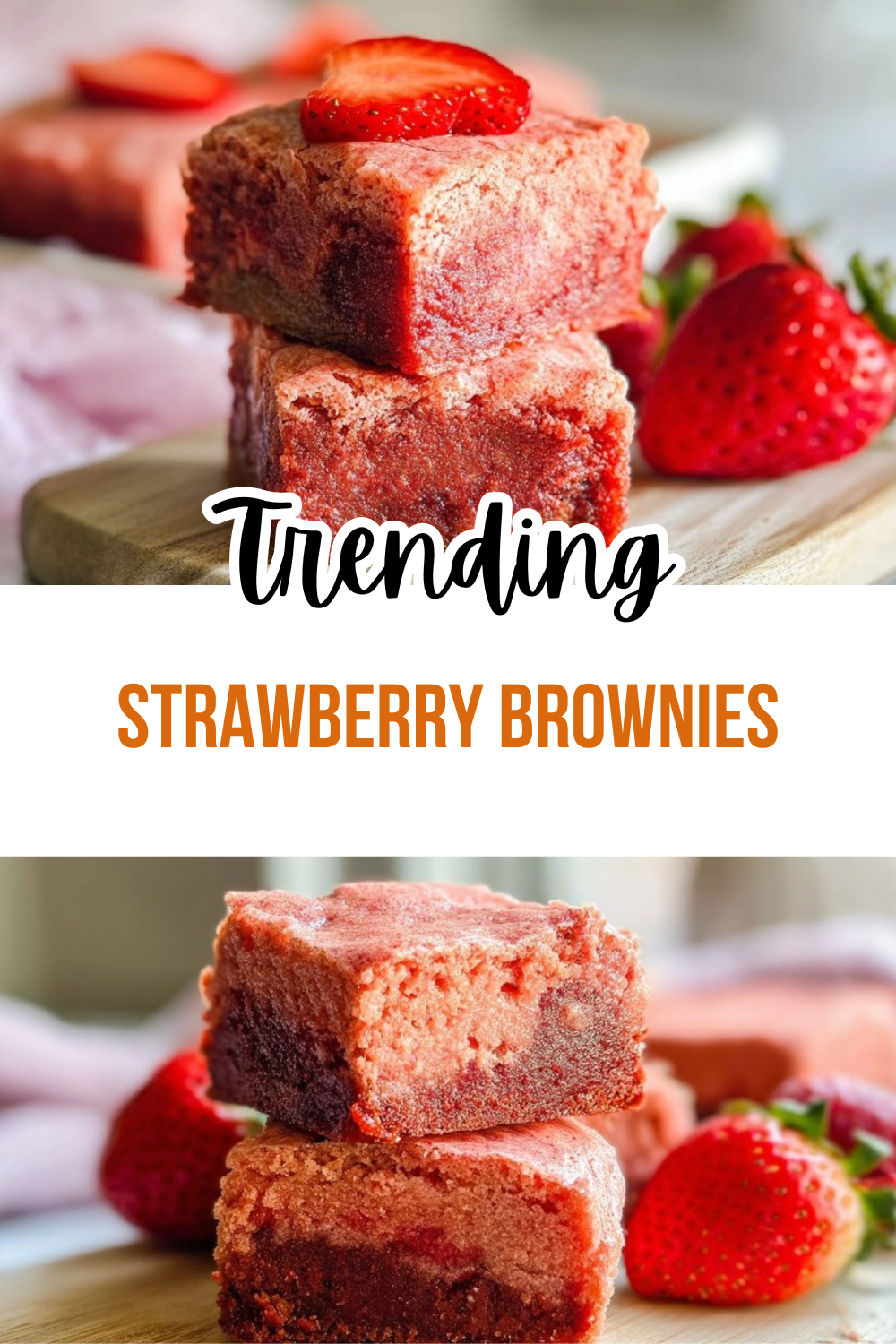 Strawberry Brownies